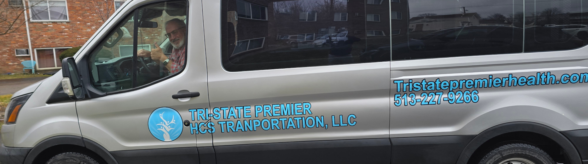 Tri-state Premier Van from the side